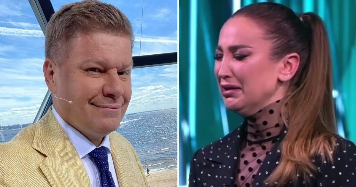 Бородина на шоу бородина против бузовой. Бузова и губерниев. Бузова коньяк губерниев. Конфликт бузовых. 2018.