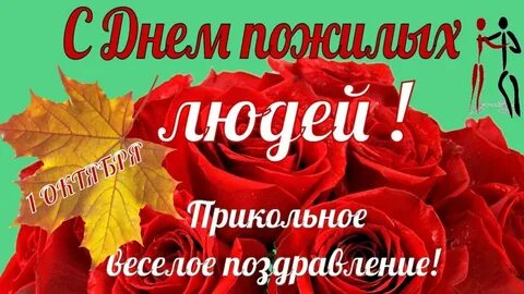 День пожилых поздравление прикольные