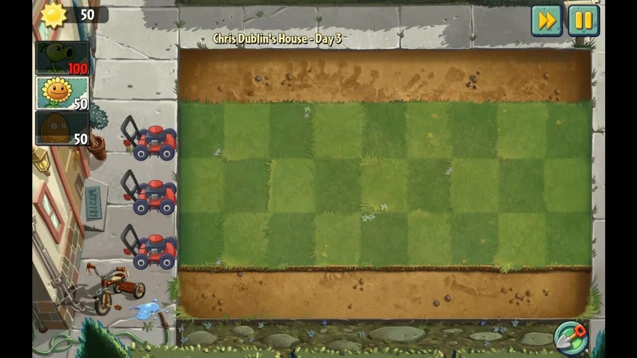 Ea game pvz2 row
