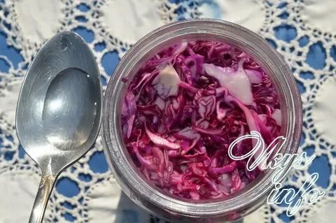 Заготовки на зиму из краснокочанной капусты
