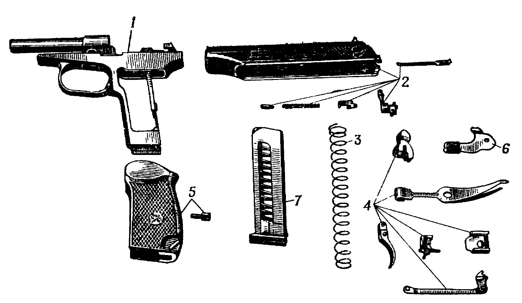 Сборка разборка магазина. ТТХ ПМ-9мм УСМ. УСМ ПМ 9мм Макарова. Основные части УСМ пистолета Макарова. Ударно-спусковой механизм пистолета Макарова.