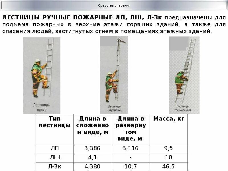 Трехколенная лестница пожарная ТТХ. ТТХ ручных пожарных лестниц. Ручные пожарные лестницы испытываются. ТТХ пожарных лестниц таблица.