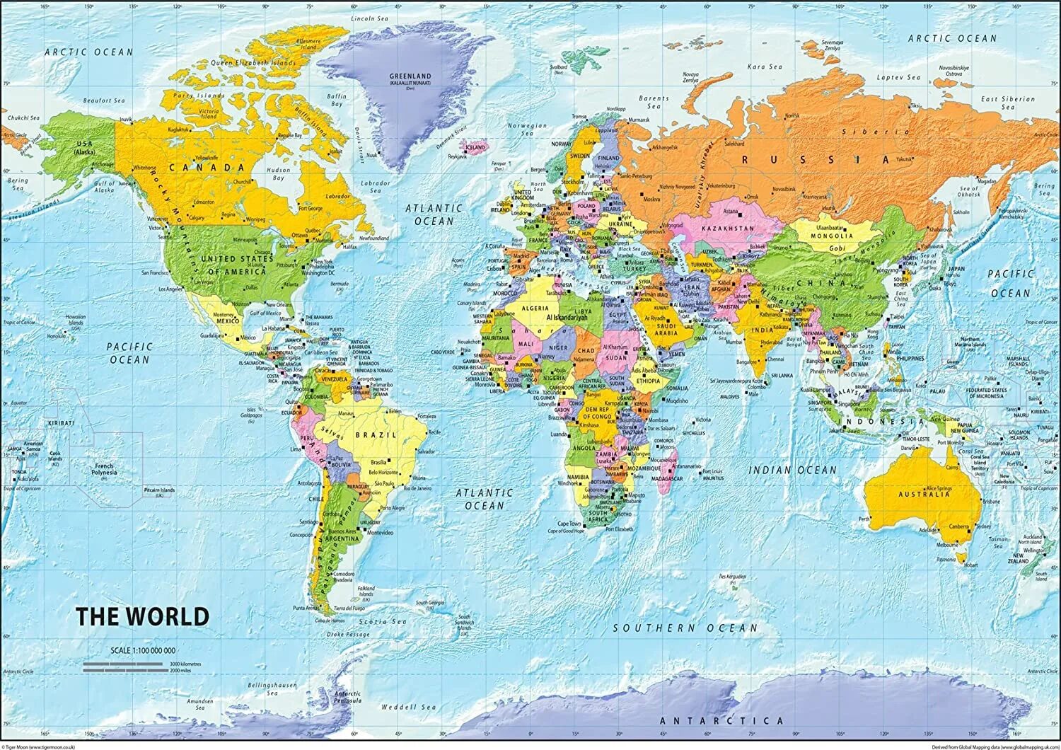 World map 2. World map 2