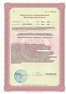 Лицензии 2012