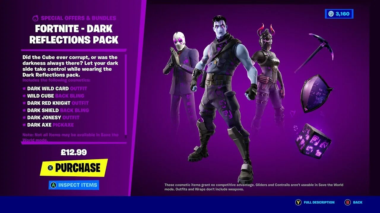 Triple pack. Darkness pack. Наследие: набор тёмных искусств. Darkness pack. Darkness pack.
