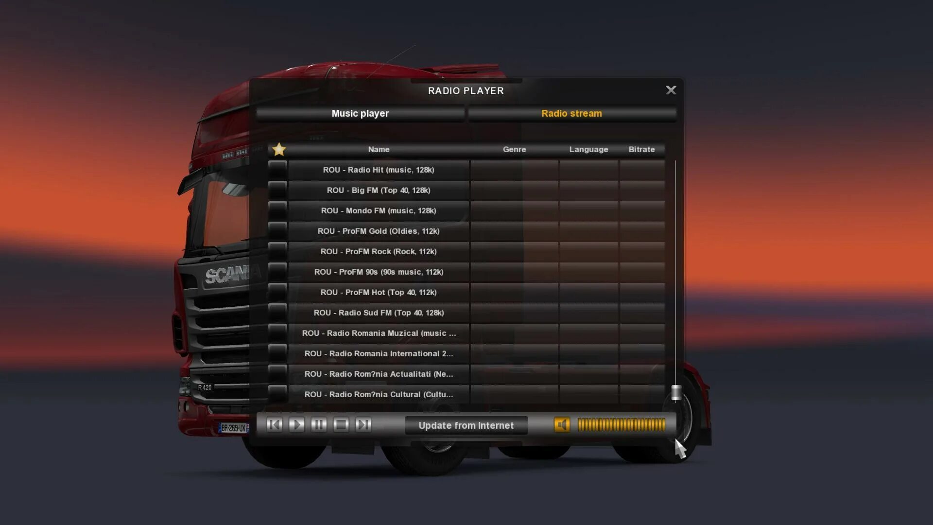 Euro truck simulator 2 радио. как включить радио на етс. русские радиостанции для етс 2. Euro truck simulator 2 где радио. радиостанции для етс 2.