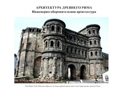 Архитектура рима презентация