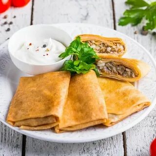 Мясные блины