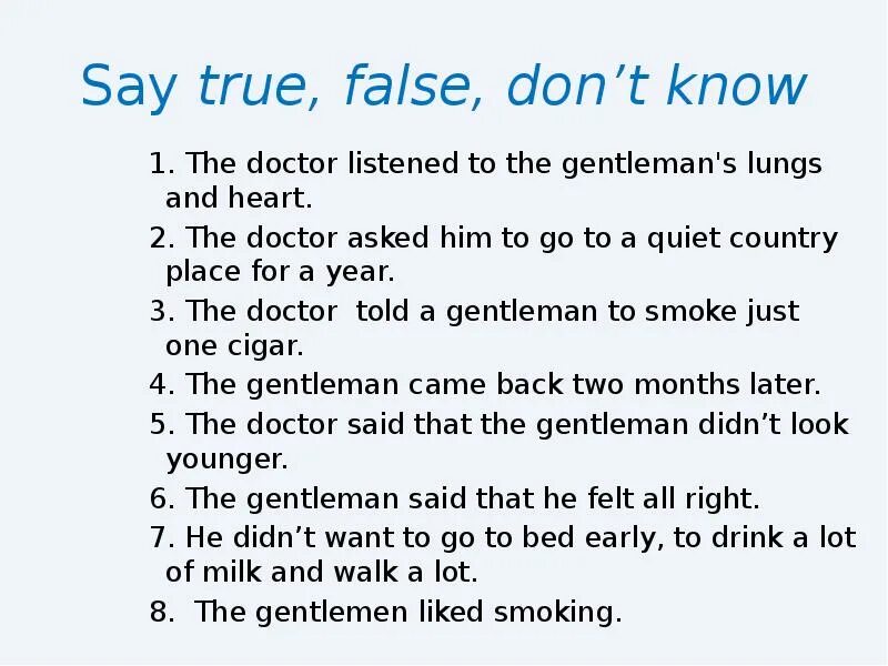 Диалог у врача на английском. Диалог a the Doctors. At the Doctor's диалог. At the Doctor's Dialogue 5 класс. True false 6 класс