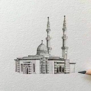 Мечеть карандашом