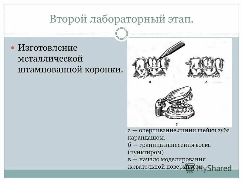 Этапы изготовления штампованной