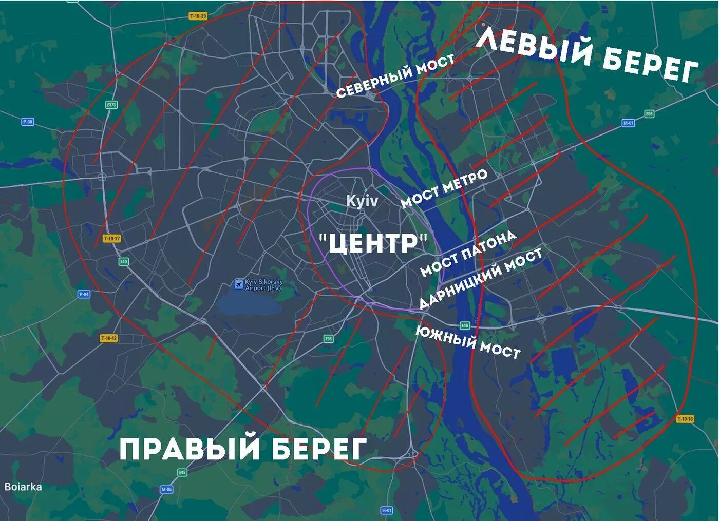 Левый берег Киева на карте. Левый берег Киева районы. Карта Киева с районами. Киев правый берег районы.