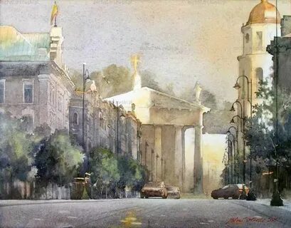 Акварель м