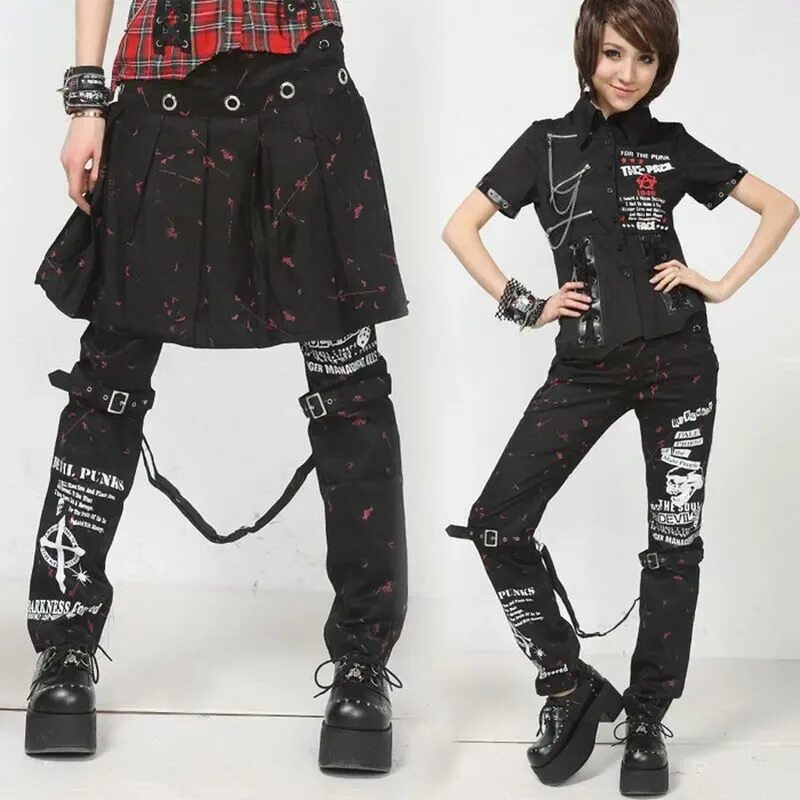 Эмо штаны. Visual Kei одежда. Стиль панк в одежде. Неформальная одежда. Рок одежда.