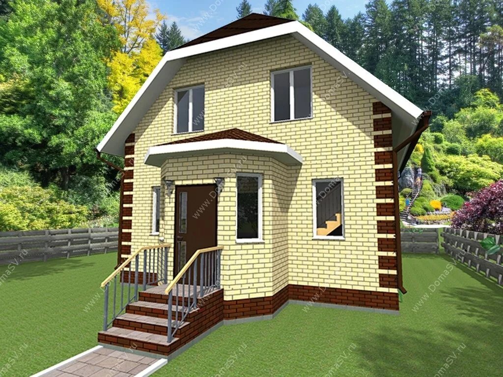 Дом 6 10 кирпич. Дом с мансардой и крыльцом. двухэтажный дом с крыльцом. мансардный дом с крыльцом. проекты домов с мансардой и крыльцом.