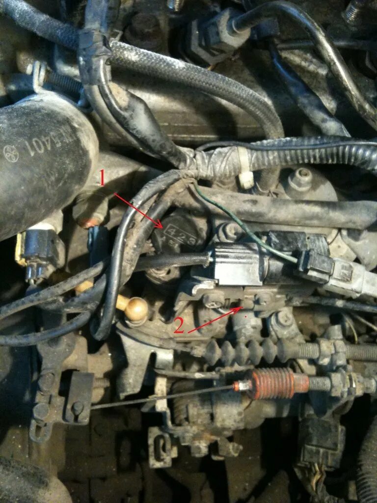 Как заставить 4м40 efi ехать. - Mitsubishi Pajero (2G), 2,8 л, 1997 года своими 