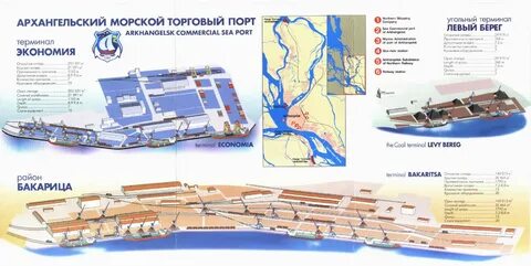 Карта судов в порту архангельск