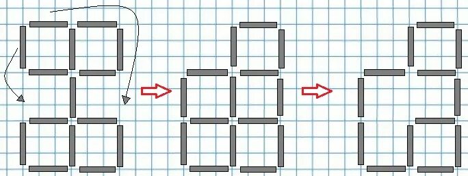Как переложить 2 палочки чтобы получилось 5. Переложить 2 палочки чтобы получилось 5 квадратов. 3 одинаковых квадрата. 5 квадратов. переложить 2 палочки, чтобы получилось 4 квадрата. квадраты 4 класс чертежи.