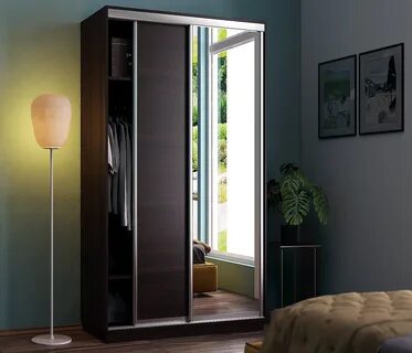 Шкаф купе 120 зеркалом