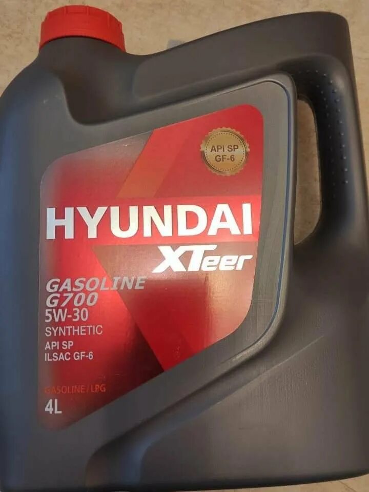 Масло hyundai gasoline ultra