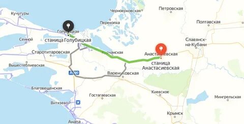 Анастасиевская краснодарский край на карте