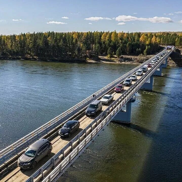 Поселок октябрьский иркутская. Тулун мост.