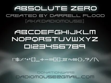 Absolute font