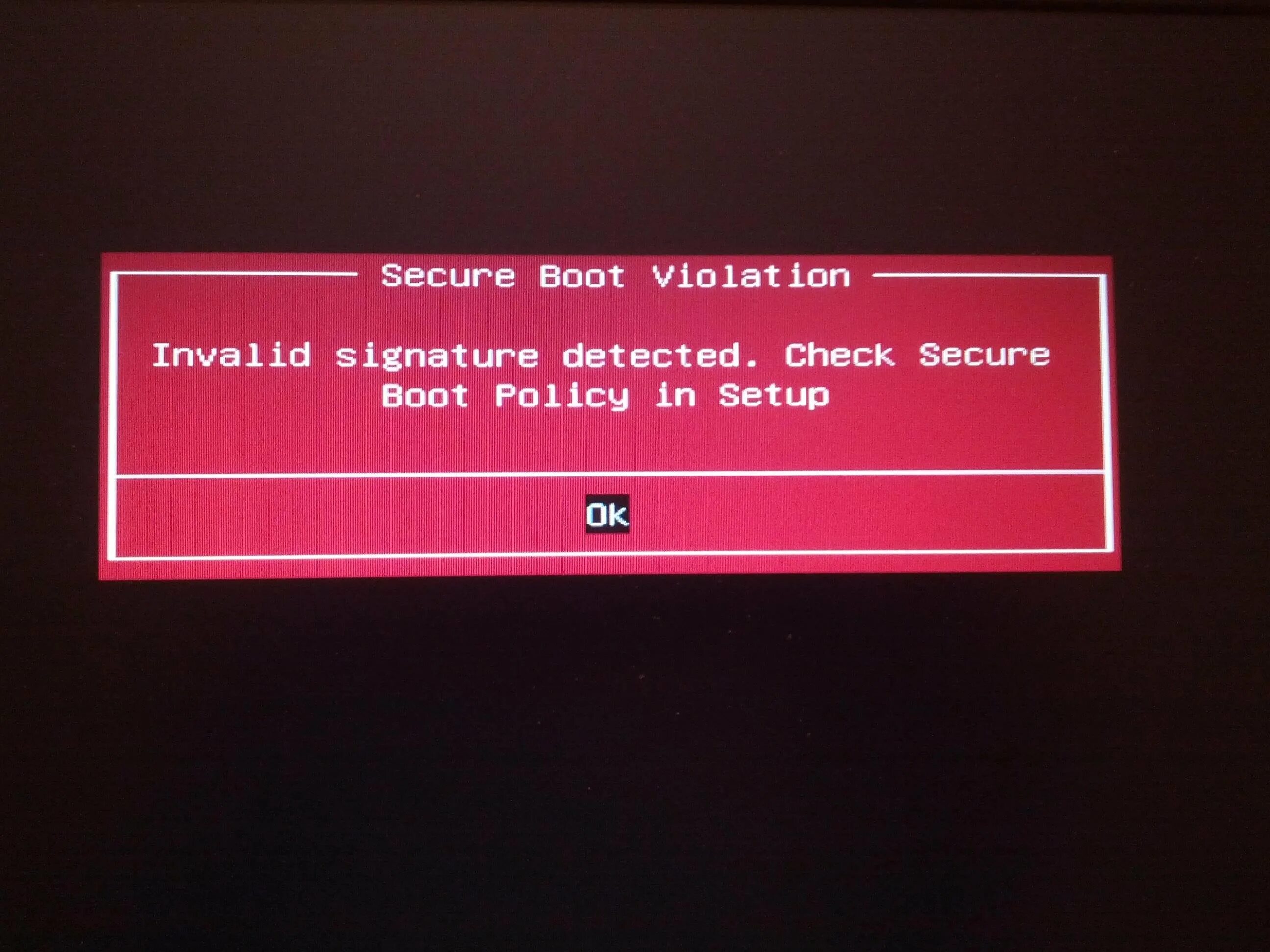 Error service disabled