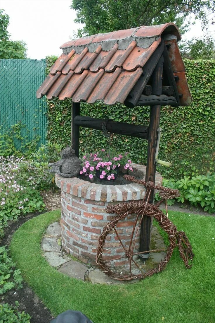 Колодец на даче: интересные идеи оформления Garden, Garden paths, Farm