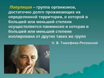 Популяция это группа