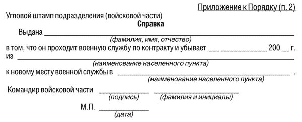 Срок службы справки