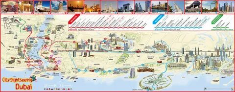 Достопримечательности дубая на карте