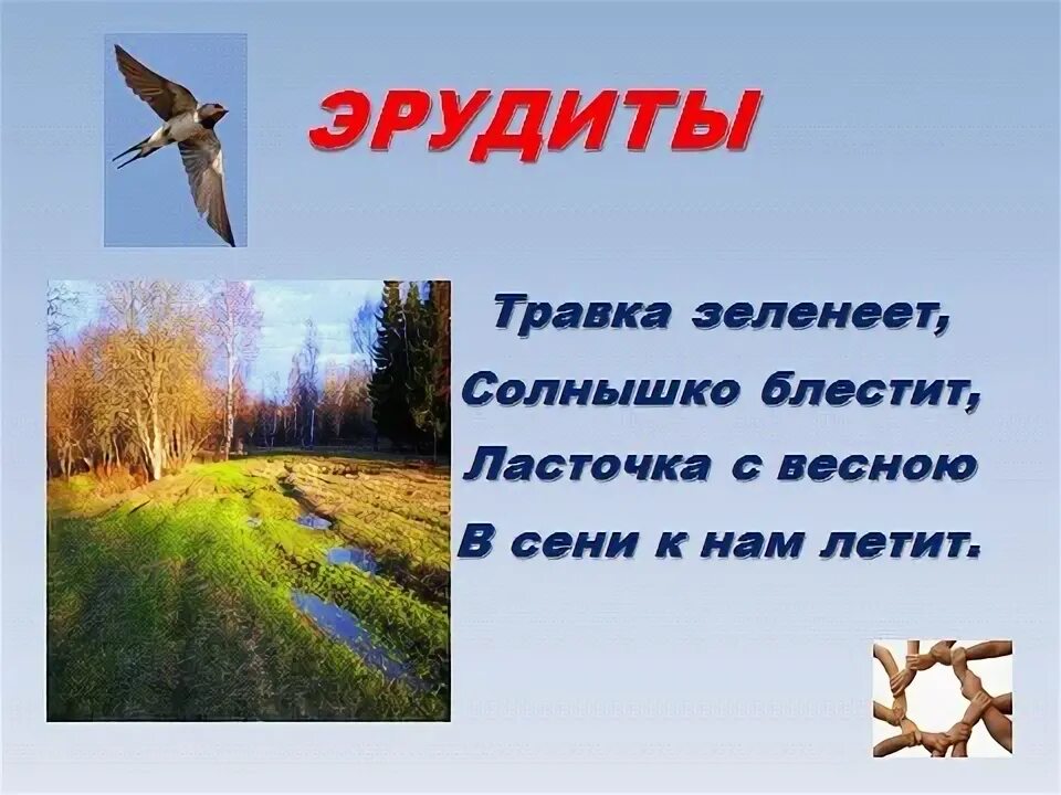 Травка зеленеет солнышко блестит слушать. Турнир знатоков природы на лесных тропинках.