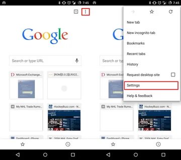Google tabs
