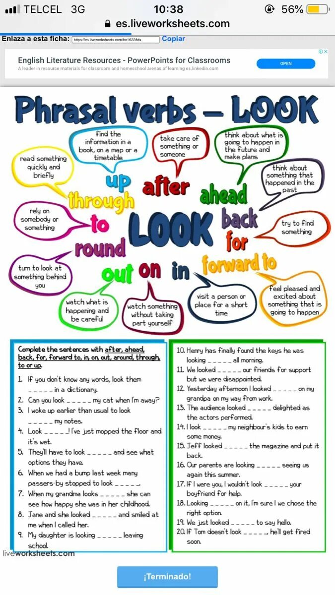 Look Фразовый глагол Worksheets. Фразовые глаголы в английском языке look. Phrasal verbs в английском. Look for Фразовый глагол.