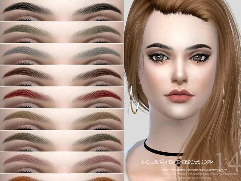 Мод симс брови. Sims 4 eyebrows. симс 4 брови. s-club wm ts4 eyebrows 201816. симс 4 моды брови.