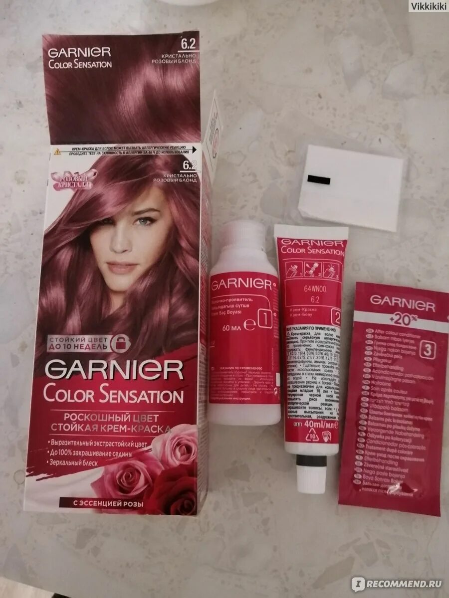 Краска для волос Garnier Color & Shine "сияние Ваших волос!" - "Окрашивание крас