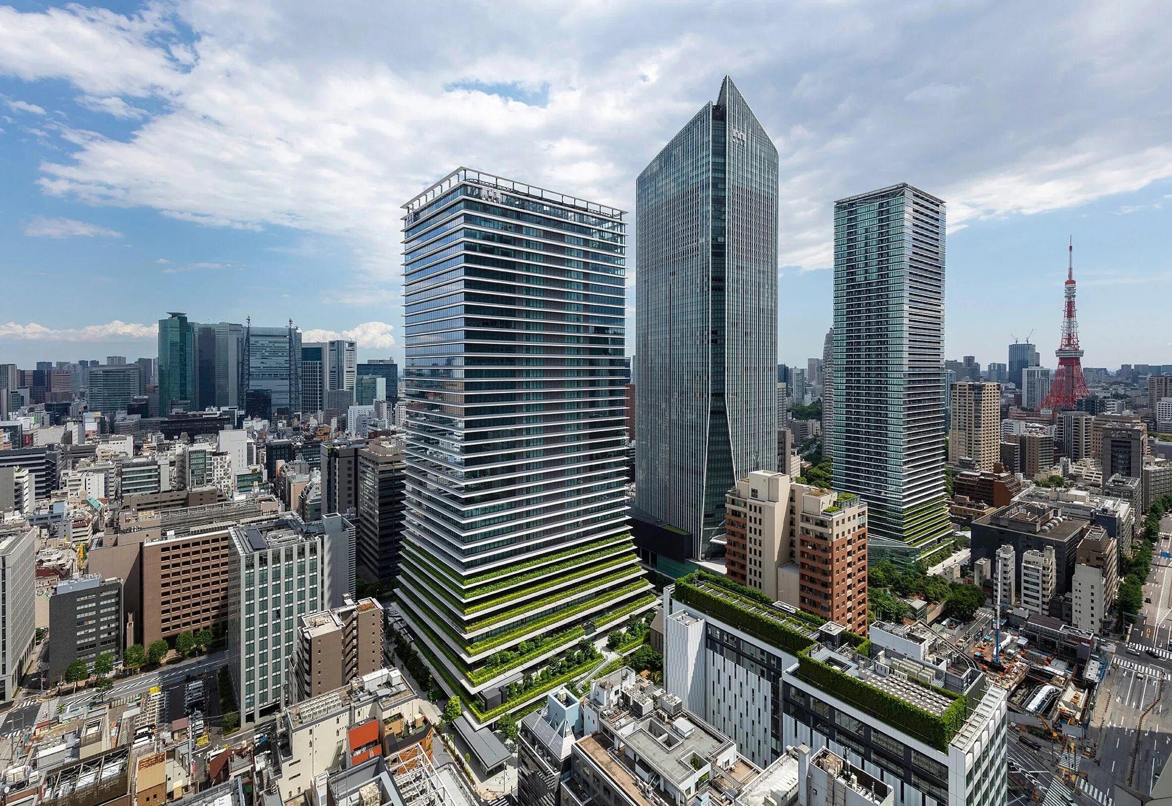 Небоскребы токио. Toranomon hills tower. токио небоскребы. самый высокий небоскреб в токио. toranomon hills residential tower.