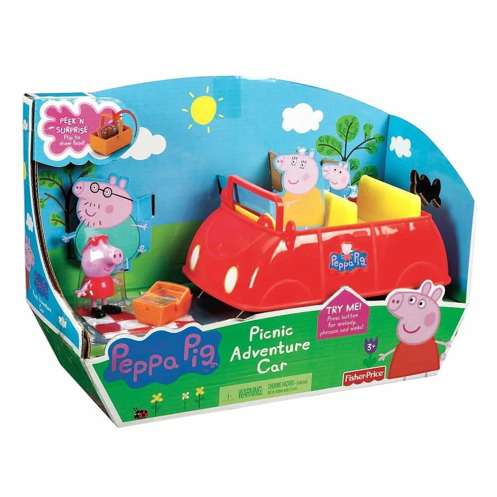 Машина пеппы. Свинка Пеппа игрушки пикник f25165lo. Машинка Свинка Пеппа Хасбро. Автомобиль свинки Пеппы пикник. Peppa Pig пикник игрушка.