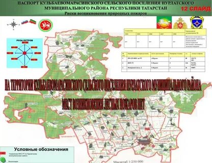 Нурлат на карте