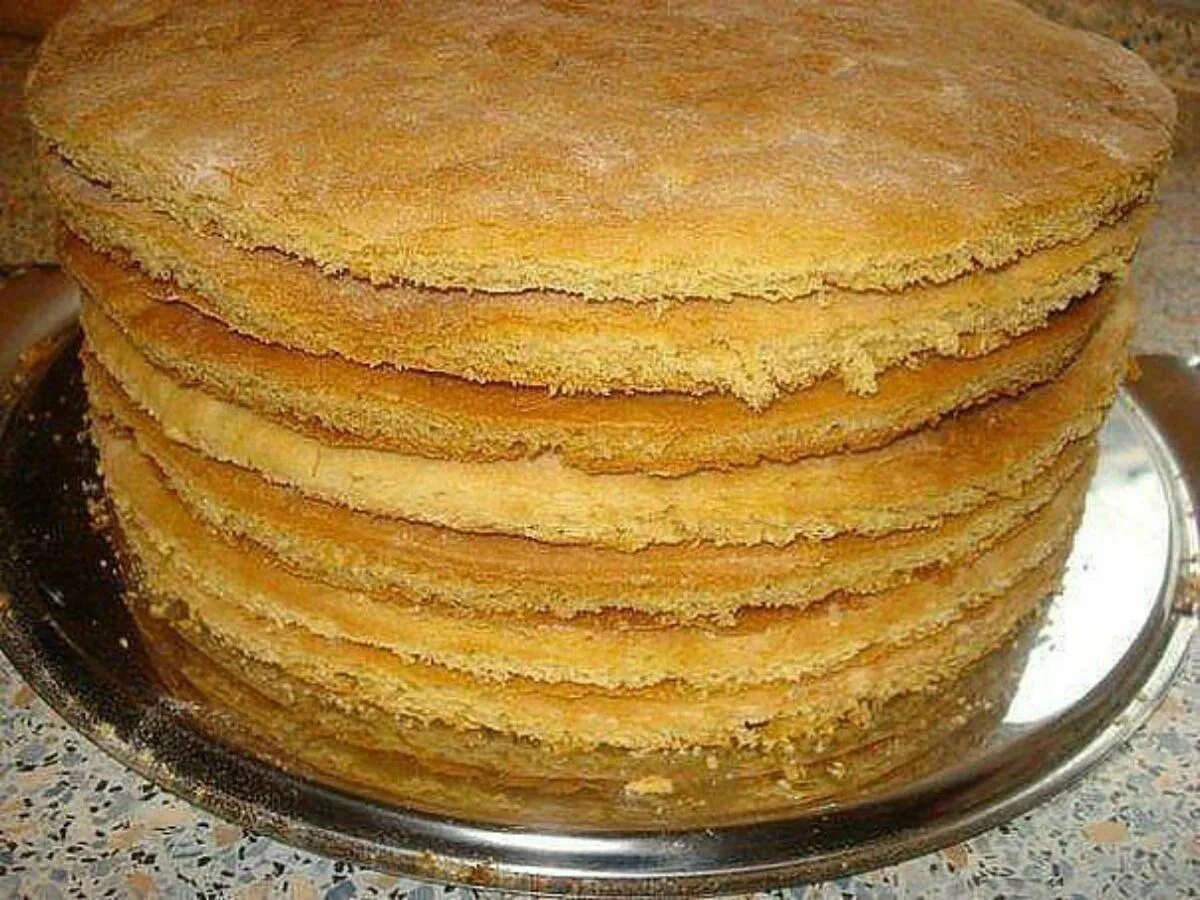 Рецепт самого простого коржа