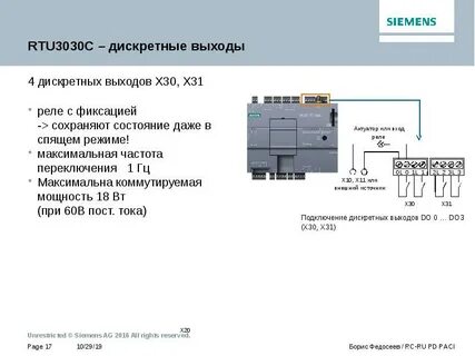Дискретный выход