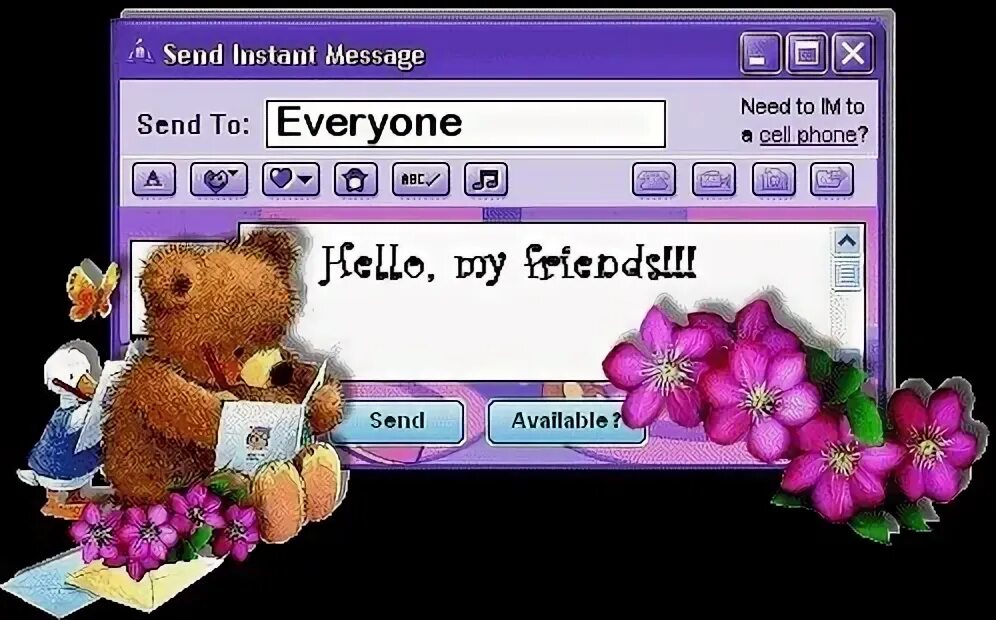Send instant messages. Send instant messages
