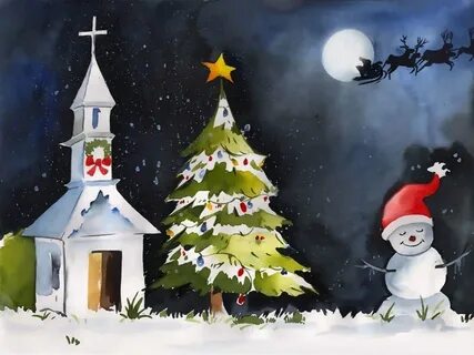 Christmas рисунок