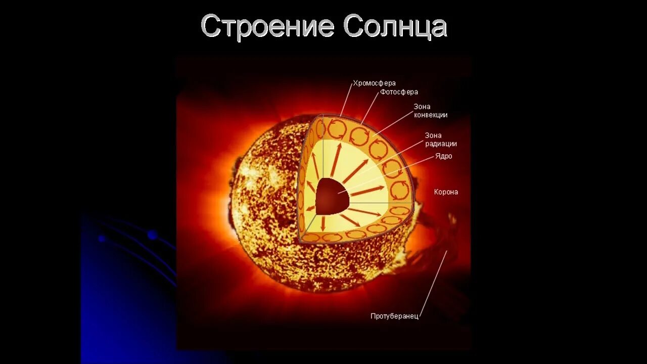 Солнце и звезды астрономия 11 класс. Строение солнца. Внутреннее строение солнца схема. Строение солнца астрономия. Физическое строение солнца.