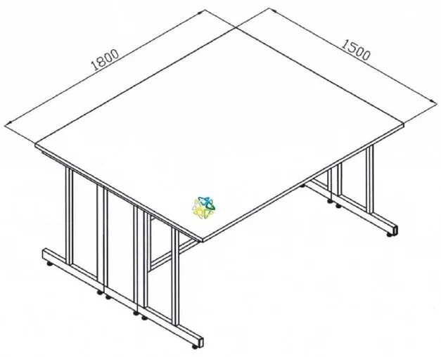Стол лабораторный островной сол-106. Вспомогательный стол 1800*900. Стол двухместный каркасный 1500х650. Стол раскройный 1000x1800x22мм. Лк со