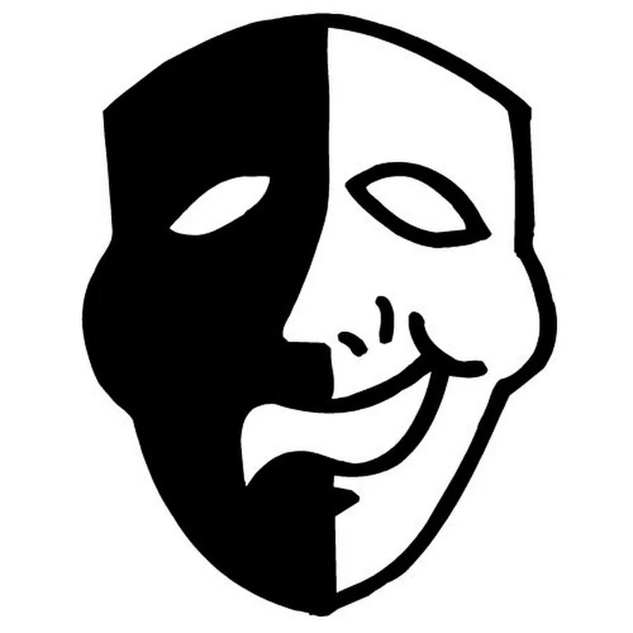 Маски грусть и радость. Театральные маски. Театральные маски черно белые. Веселая маска. Актерские маски.