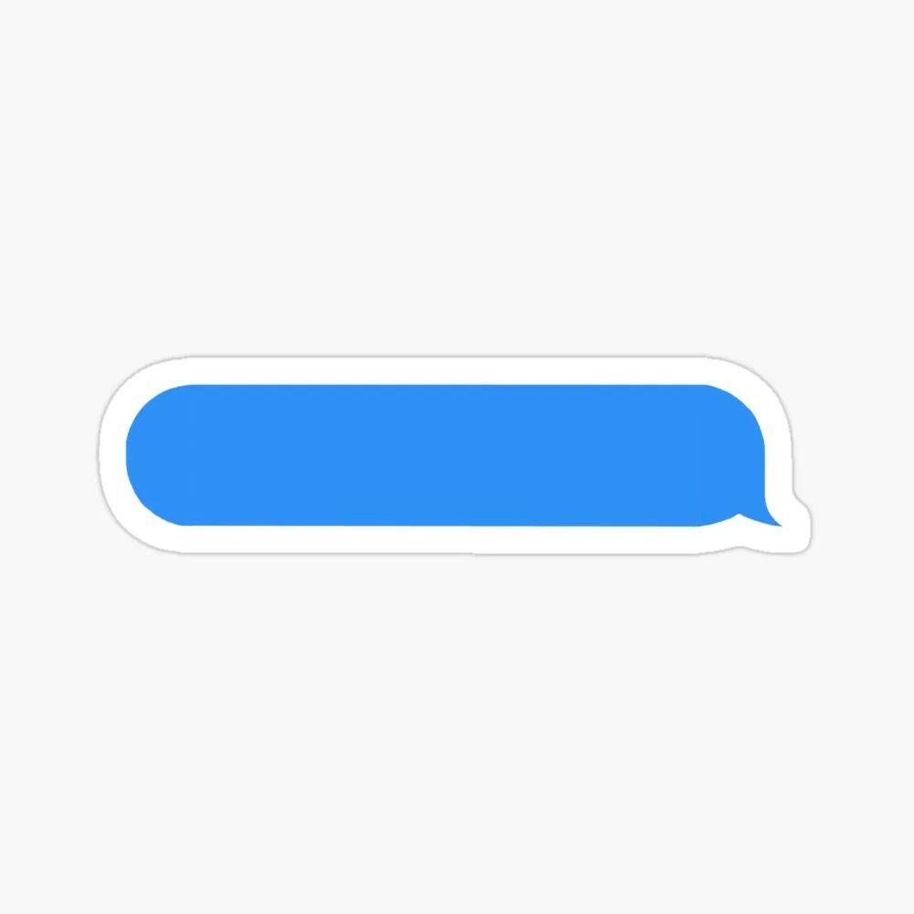 Blank text message Template. Empty message.