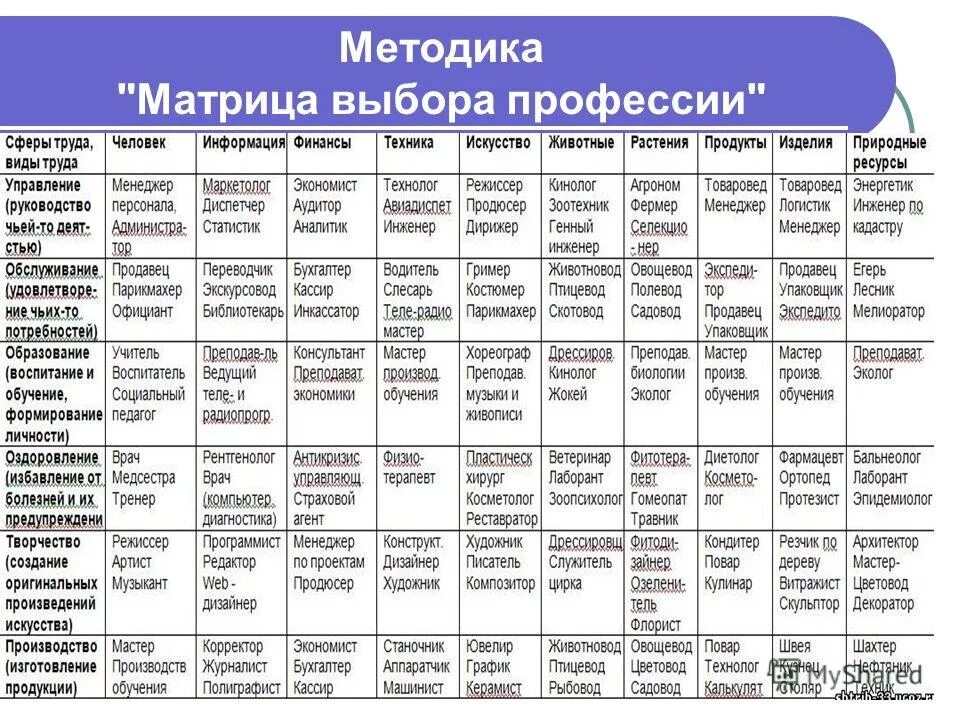 Факторы выбора профессии. В. Матрица выбора профессии г. Матрица выбора профессии резапкина. Инфографика по выбранной профессии.