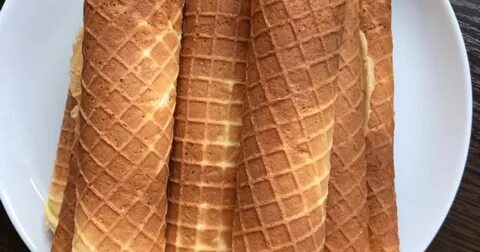 Вкусные тонкие вафли